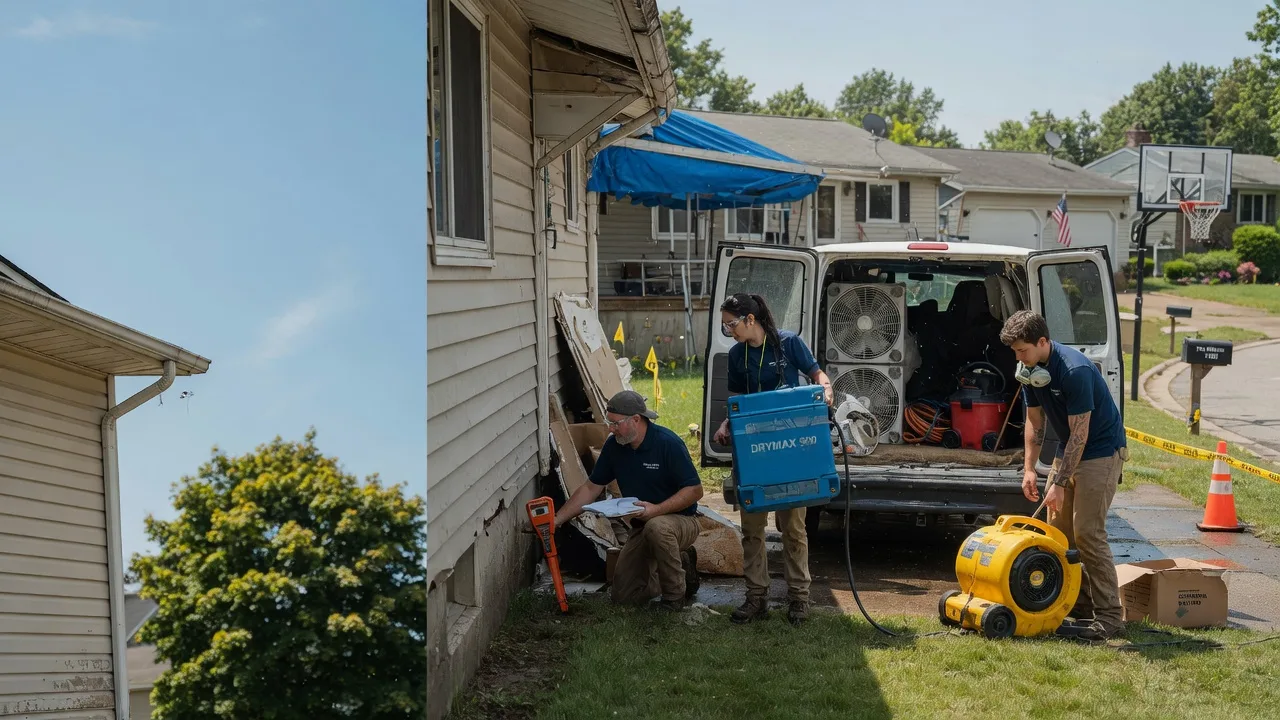 Ceiling Leak Cleanup in Shelby, MI near me
